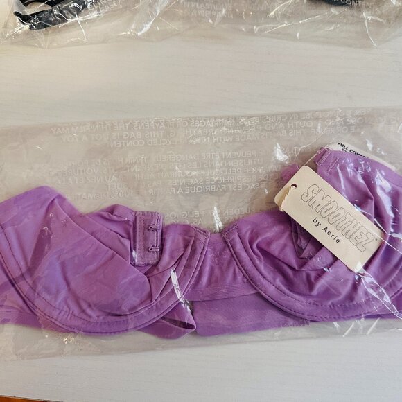 Aerie Smoothez Set of 4 Underwire Sheer Mesh Bras Size 34B Unlined - Picture 3 of 4